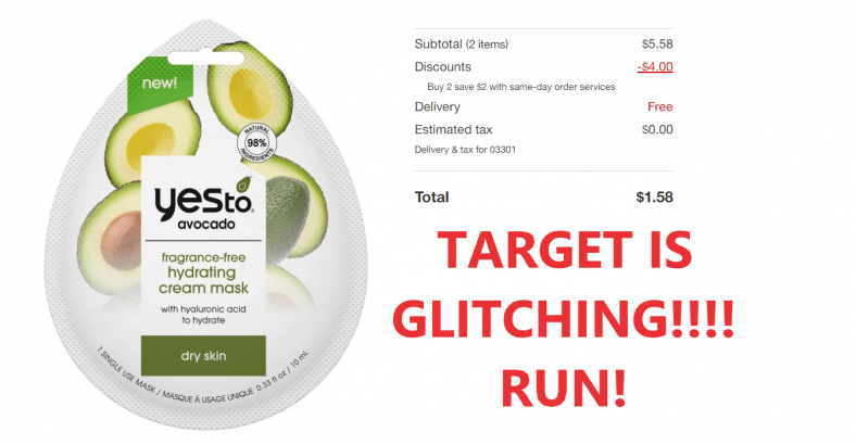 Yes To Avocado Face Mask GLITCH at Target!!!  RUN!