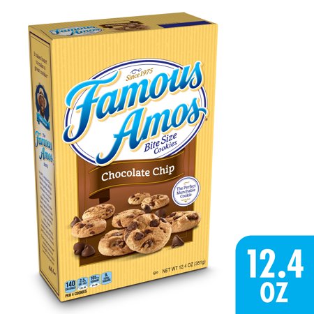 Famous Amos Chocolate Chip Cookies Bite Size 12.4 oz
