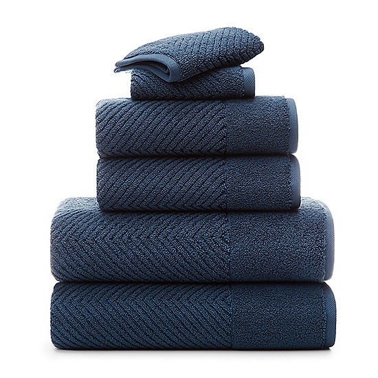 Fieldcrest Luxury Egyptian Cotton Loops Sculpted Bath Towel on Sale At