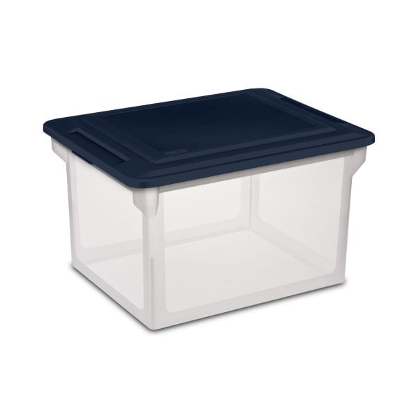 Sterilite File Box Blue Tote only 10 cents (reg $7)