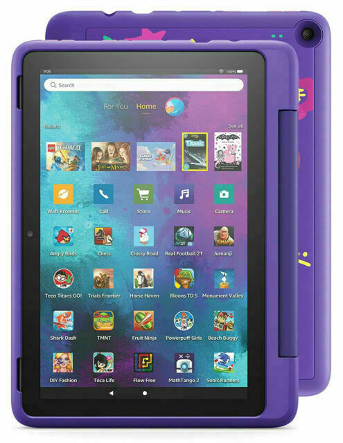 Fire HD 8 Kids Pro tablet, 8" HD, ages 6–12, 32 GB, Doodle