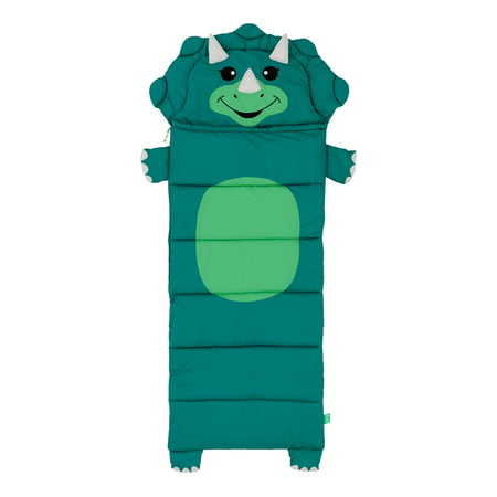 Firefly! Outdoor Gear Chip the Dinosaur Kid's Sleeping Bag - Green (65 in. x 24 in.) On Sale At Walmart