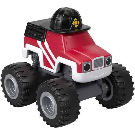 Fisher-Price Nickelodeon Blaze & The Monster Machines, Fire Rescue Firefighter, Collectable die-cast Fire Rescue Firefighter vehicle By FisherPrice