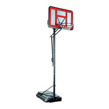 FITPHER 44 Inch Backboard Portable Basketball System With Fast Track Height Adjustable Basketball Hoop Stand