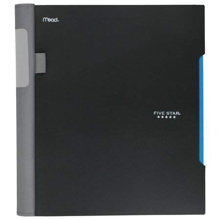 Five Star Advance Notebook, 1 Subject, College Ruled, Black (11125AA2)