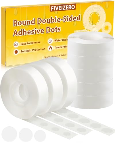 Clear Tape, On SALE Today At Amazon Fiveizero Double Sided Adhesive Dots - 1000Pcs Mixed Size (0.4&Quot;γ0.47&Quot;γ0.59&Quot;) Double Sided Balloon Tape, Heavy Duty Balloon Craft Dots, Clear Glue Points Dots For Balloons, Crafts, Wedding Decorations