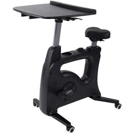 FLEXISPOT V9B DESK BIKE IS AN EXERCISE WORKSTATION. COMBINES A STANDING DESK WIT