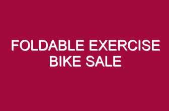 foldable exercise bike sale 1307309