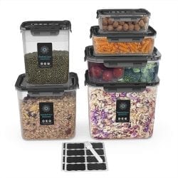 Food Storage 6PK Containers Double Discount On Amazon
