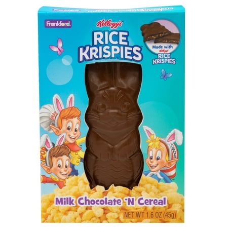 Frankford, Kellogg's Rice Krispies Cereal 'N Milk Chocolate Bunny, Easter, 1.6 oz