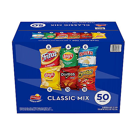 Frito-Lay Classic Mix Variety Pack (50 pk.) On Sale At Sam’s Club