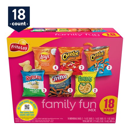Frito-Lay Family Fun Mix Variety Pack, 18 Count