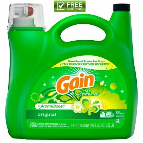 Gain + AromaBoost Ultra Concentrated Liquid Laundry Detergent146 loads, 200 oz