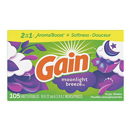 Gain Dryer Sheets Laundry Fabric Softener, Original Scent, 240 Count Subscribe And Save Gain Dryer Sheets Laundry Fabric Softener, Original Scent, 240 Count Subscribe And Save