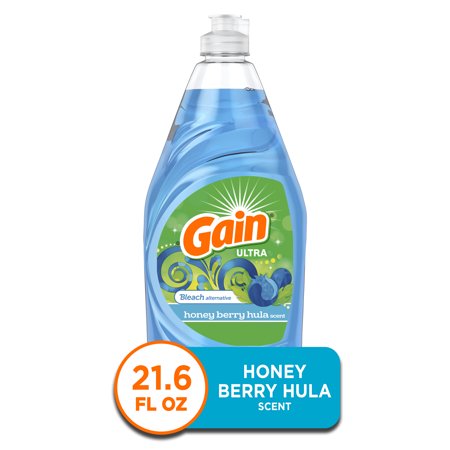Gain Ultra Dishwashing Liquid Dish Soap, Honeyberry Hula, 21.6 fl oz