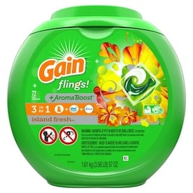 Gain Island Fresh Laundry Detergent 72 Count only $8.54 (reg  $19)