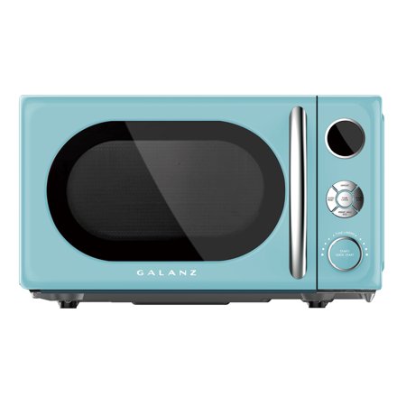 Galanz 0.7 Cu. ft. Retro Countertop Microwave Oven, 700 Watts, Blue