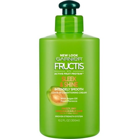 Garnier Fructis Sleek & Shine Fortifying Conditioner for Frizzy, Dry Hair, 33.8 fl oz - WALMART