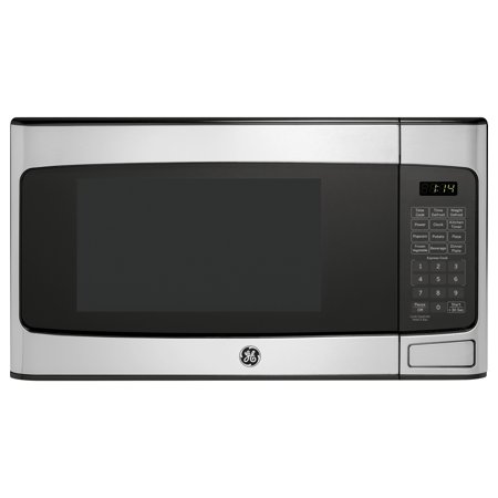 GE Appliances 1.1 Cubic Foot, Countertop Microwave, Stainless Steel, JESP113SPSS
