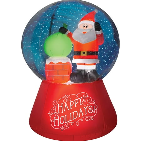 INFLATABLE SNOW GLOBE WITH BLOWING SNOW CLEARANCE