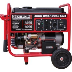 Gentron 4,000-Watt Dual Fuel Portable Generator W/ Electric Start