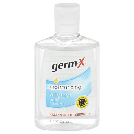 GERM-X Original Hand Sanitizer, 8-Oz Flip-Cap Bottle, FDA Registered and Listed