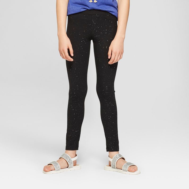 Girls' Sparkle Leggings - Cat & Jack™ TODAY ONLY At Target