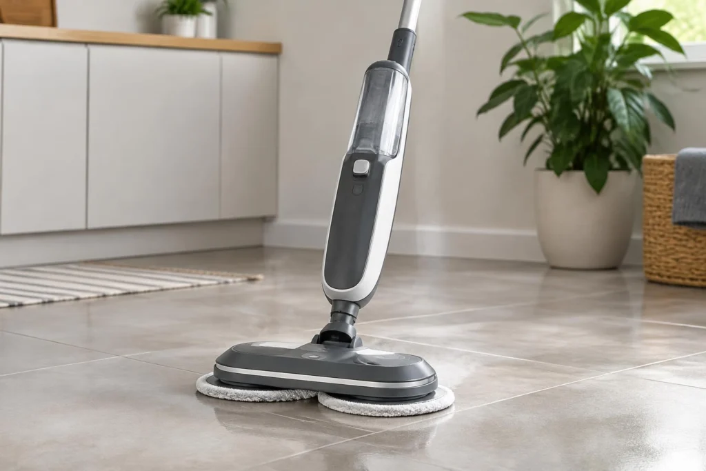Shark Steam & Scrub Mop Available on Walmart.com — AI-generated illustrative scene