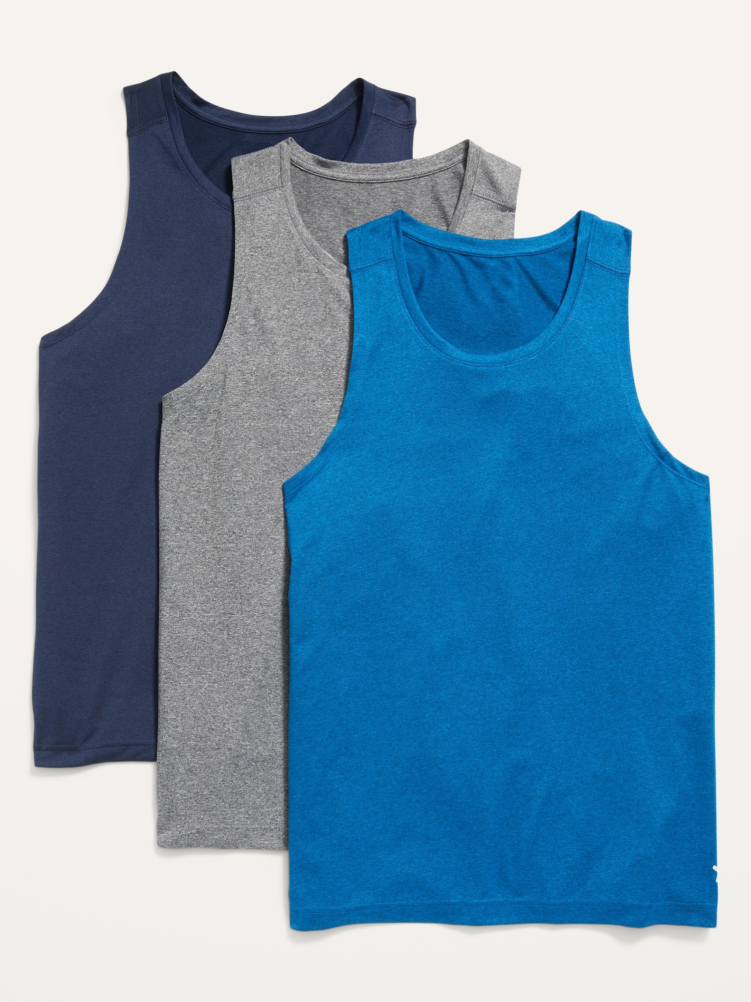 Go-Dry Cool Odor-Control Core Tank Top 3-Pack for Men On Sale At Old Navy