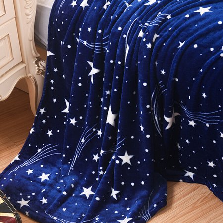 Gobestart Super Soft Warm Solid Warm Micro Plush Fleece Blanket Throw Rug Sofa Bedding