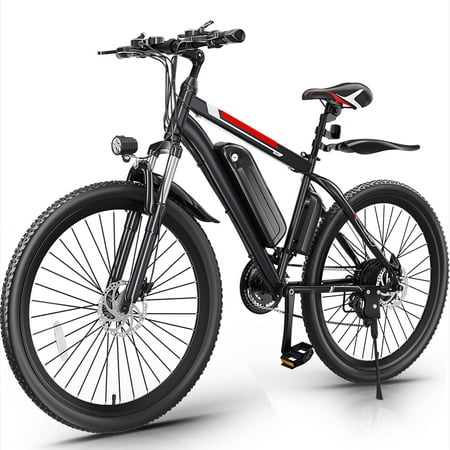 VIVI 26" 350W Electric Bike Electric Mountain Bicycle with Removable 36V 8Ah Lithium-Ion Battery Electric Commuter Bike Electric Bike for Adults up to 20MPH, Range 50 Miles HOT DEAL AT WALMART!