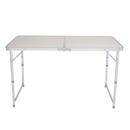 GoDecor 47" x 23" x 27" Plastic Folding Table for Camping