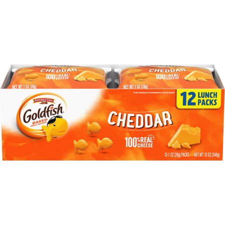Goldfish Colors Crackers, Snack Pack, 1 oz, 12 CT Multi-Pack Tray