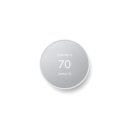 Google Nest Thermostat - Programmable Smart Thermostat For Home - Snow