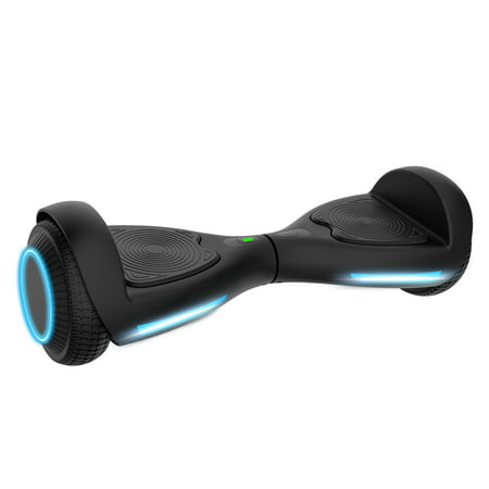 GOTRAX Fluxx Black FX3 Hoverboard with 6.2 Mph Max Speed, Self Balancing Scooter with LED Headlights Black