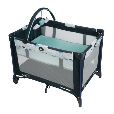 Graco Pack 'n Play On the Go Playard with Bassinet, Stratus
