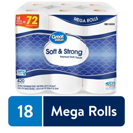 Cottonelle Ultra Comfort Care Toilet Paper Mega Rolls, 9 Rolls - STOCK UP!