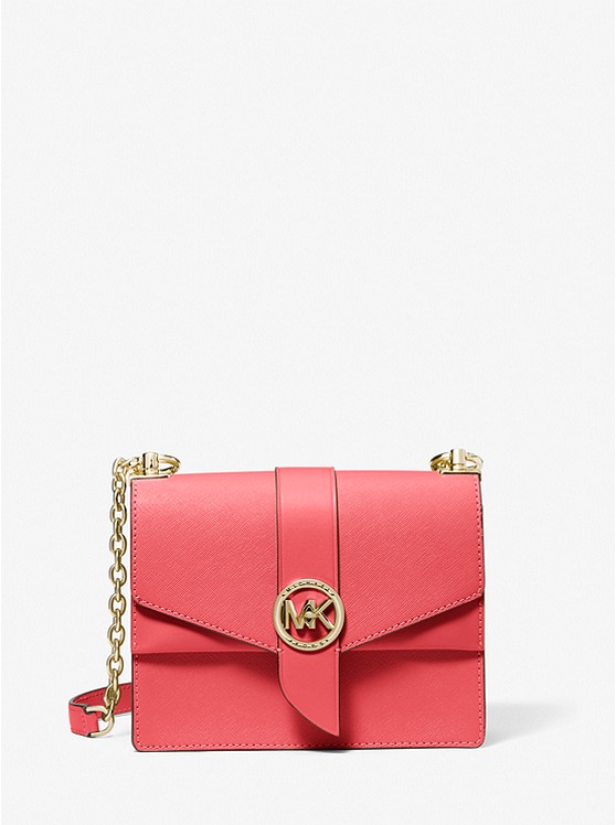 Greenwich Small Saffiano Leather Crossbody Bag on Sale At Michael Kors