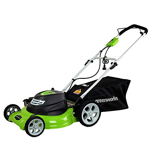 Greenworks 12 Amp 20-Inch 3-in-1Electric Corded Lawn Mower, 25022 On Sale At Amazon.com
