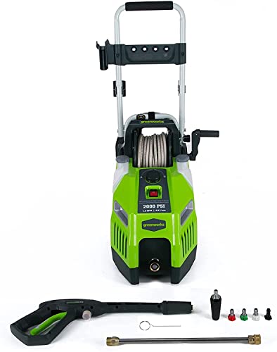 Greenworks 2000 PSI (1.2 GPM) Corded Electric Pressure Washer GPW2001 On Sale At Amazon.com