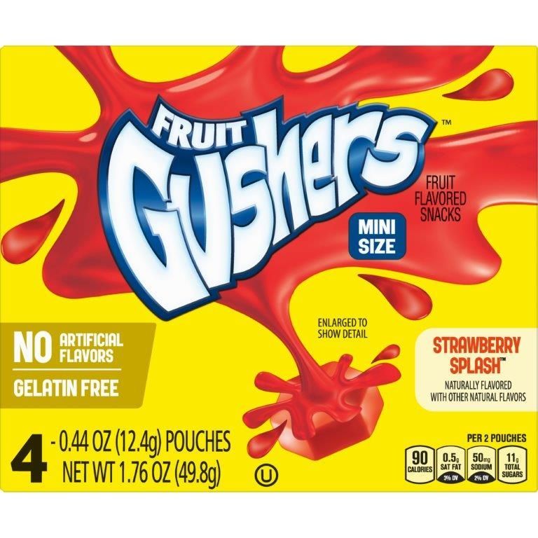 Gushers Strawberry Splash Fruit Snacks 4 ct on Sale At Dollar General