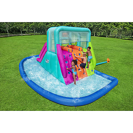 H2OGO! Triple Splash Kids Inflatable Water Park - 22' ON Sale At Sams Club