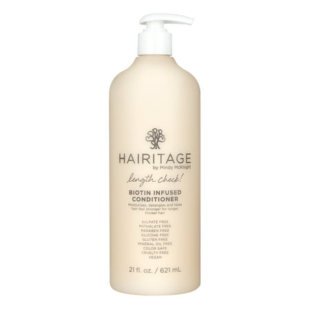 Hairitage Length Check! Biotin Infused Intensive Treatment Hair Conditioner, 13 fl oz - WALMART