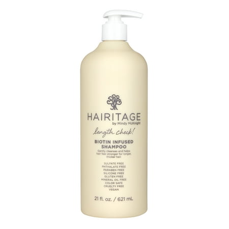 Hairitage Length Check! Biotin Infused Sulfate Free Shampoo, 13 fl oz - WALMART