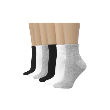 Hanes Women's Signature Ankle Sock, 6 pack