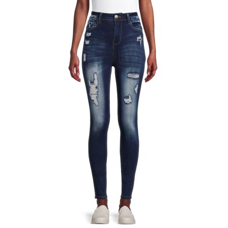 Harmony & Havoc Women's Contour and Lift High Rise Skinny Jeans