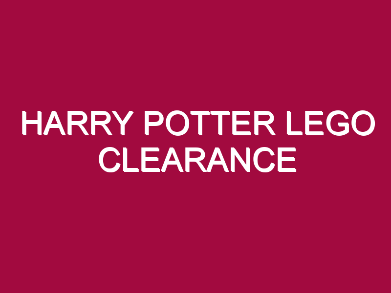 harry potter lego clearance 1307246