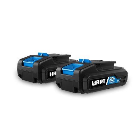 HART 2-Pack 20-Volt Lithium-Ion 2.0Ah Battery (Charger Not Included)