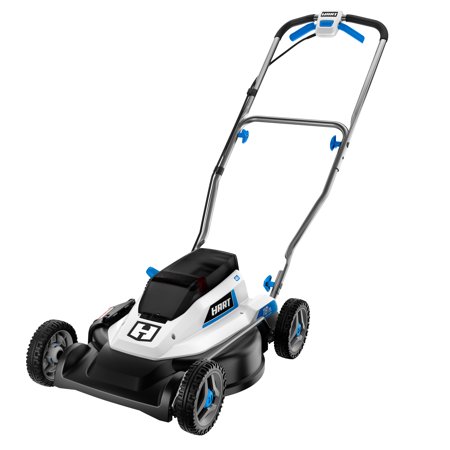 HART 40-Volt Cordless 18-inch Push Mower Kit, (1) 6Ah Lithium-Ion Battery, (1) Battery Charger
