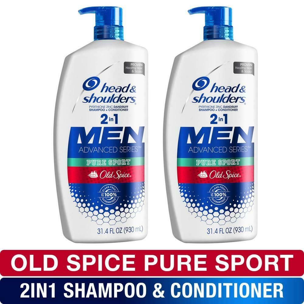 Head and Shoulders Shampoo Conditioner 2 in 1, 2in1 31.4 OZ (Pack of 2)